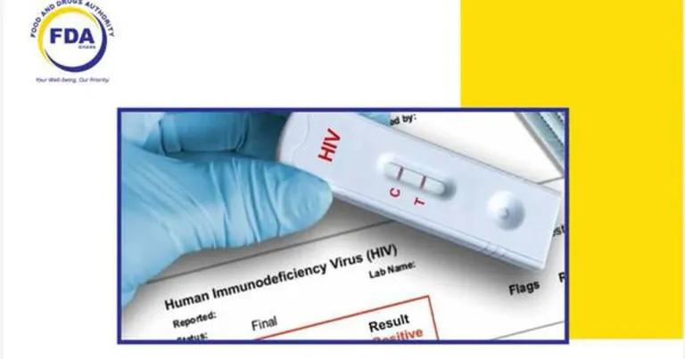 Ghana FDA issues urgent alert over falsified HIV diagnostic kits