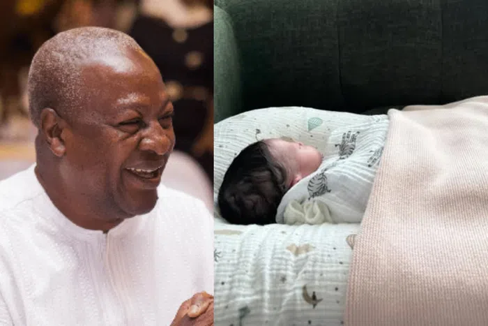 President Mahama welcomes new grandchild