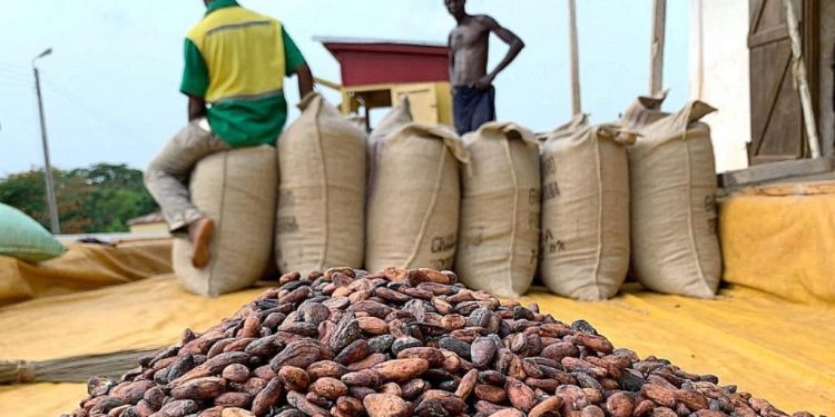 Four arrested for smuggling over 100 bags of cocoa into Ghana