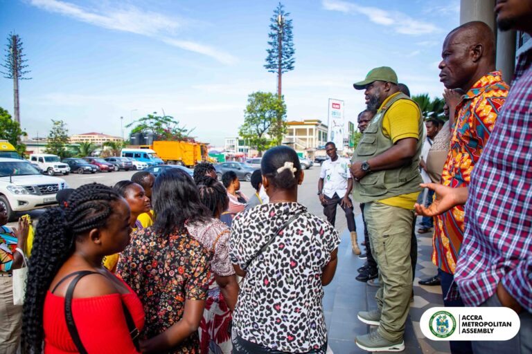 AMA fines 40 traders at Rawlings Park for flouting National Sanitation Day directive