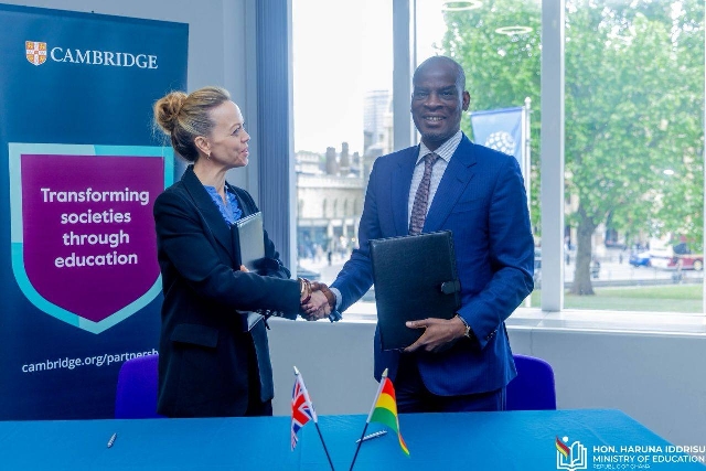 Ghana signs MoU with Cambridge Education to strengthen education reform agenda
