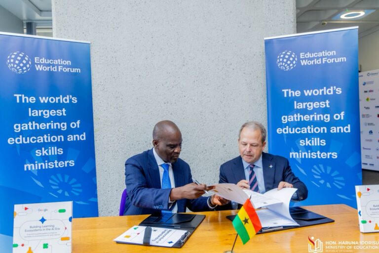 Ghana signs MoU with Google for Education to advance AI-driven learning