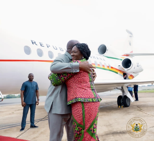 Vice President welcomes President Mahama home after UK and Belarus visits