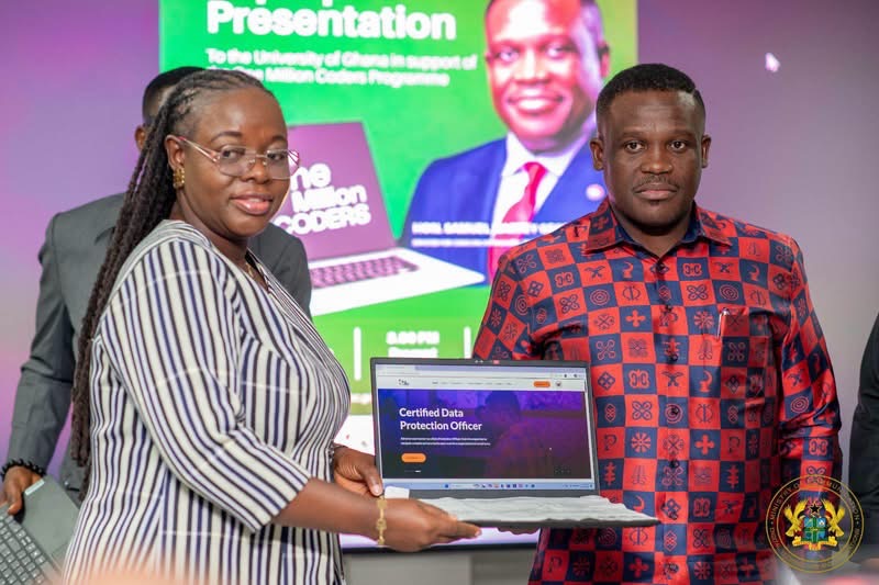 Communication Ministry donates 2,000 laptops to UG for One Million Coders programme